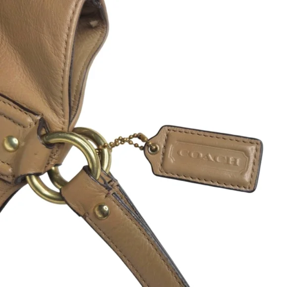 Coach F24961 Campbell Belle Carryall Tan Leather Tote Bag Authentic - Picture 10 of 16